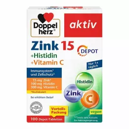 DOPPELHERZ Zinc+Histidine Depot Tabletki aktywne, 100 szt