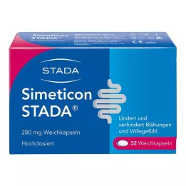 SIMETICON STADA Kapsułki miękkie 280 mg, 32 szt