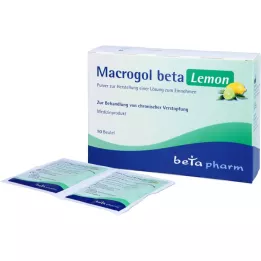 MACROGOL beta Lemon Plv.z.Her.e.e.Ls.zum Einnehmen, 10 szt