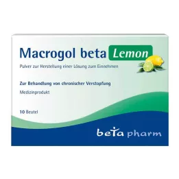 MACROGOL beta Lemon Plv.z.Her.e.e.Ls.zum Einnehmen, 10 szt