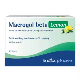 MACROGOL beta Lemon roztwór doustny, 20 szt