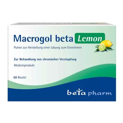 MACROGOL beta Lemon roztwór doustny, 50 szt MACROGOL beta Lemon roztwór doustny, 50 szt
