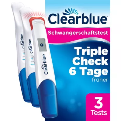 CLEARBLUE Ciąża TripleCheck ultra wczesna, 3 szt