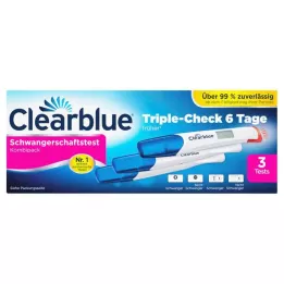 CLEARBLUE Ciąża TripleCheck ultra wczesna, 3 szt