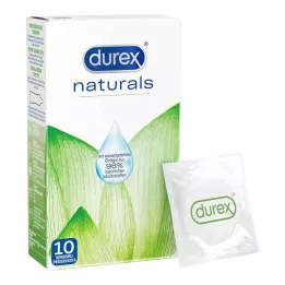 DUREX prezerwatywy Naturals z lubrykantem na bazie wody, 10 szt