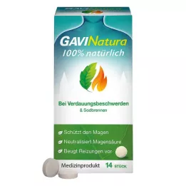 GAVINatura pastylki do ssania na niestrawność &amp; zgaga, 14 szt