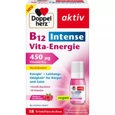 DOPPELHERZ B12 Intense Vita-Energie Trinkfl., 18 szt