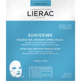LIERAC Sunissime Soothing After Sun SOS Maska, 1 x 18 ml