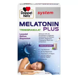 DOPPELHERZ Melatonina Plus Trinkgranulat system Btl, 30 szt