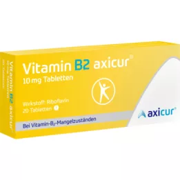 VITAMIN B2 AXICUR tabletki 10 mg, 20 szt