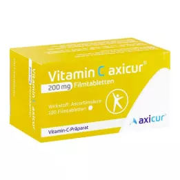 VITAMIN C AXICUR Tabletki powlekane 200 mg, 100 szt