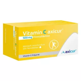 VITAMIN C AXICUR Tabletki powlekane 500 mg, 100 szt