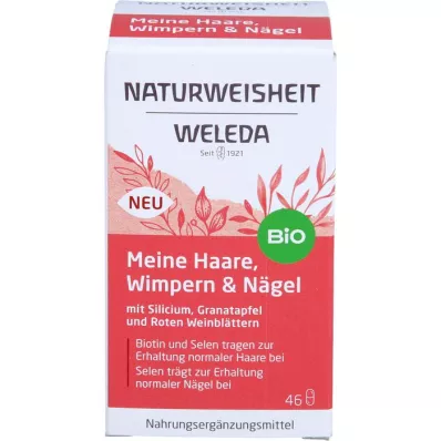 WELEDA Rzęsy Natural Wisdom My Hair&amp;Paznokcie Kps, 46 szt