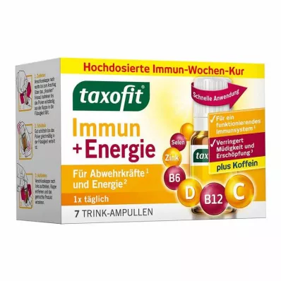 Taxofit Immune & Ampułki do napojów energetycznych, 7X10 ml Taxofit Immune & Ampułki do napojów energetycznych, 7X10 ml
