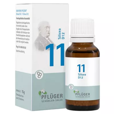 Biochemia Pflueger 11 Silicea D 12 globulek, 15 g Biochemia Pflueger 11 Silicea D 12 globulek, 15 g
