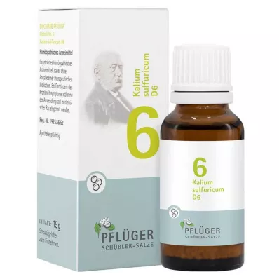 Biochemia Pflueger 6 Kalium siarki D 6 globulek, 15 g Biochemia Pflueger 6 Kalium siarki D 6 globulek, 15 g