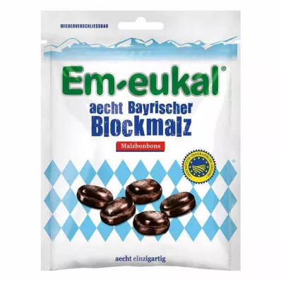 EM Eukal Bonbons Prawdziwy bawarski słód blokowy przeciwko Azh, 100 g EM Eukal Bonbons Prawdziwy bawarski słód blokowy przeciwko Azh, 100 g