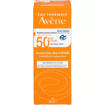 AVENE Krem przeciwsłoneczny SPF 50+ bezzapachowy, 50 ml