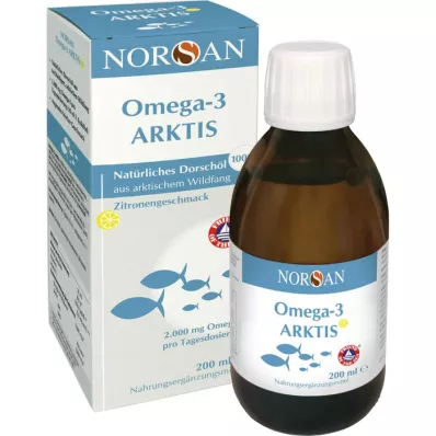 NORSAN Omega-3 Arctic z witaminą D3 w płynie, 200 ml