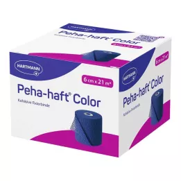 PEHA-HAFT Color Fixierb.latexfrei 6 cmx21 m niebieski, 1 szt