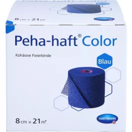 PEHA-HAFT Color Fixierb.latexfrei 8 cmx21 m niebieski, 1 szt