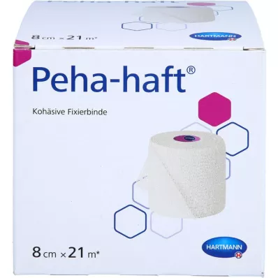 PEHA-HAFT Bandaż mocujący bezlateksowy 8 cm x 21 m, 1 szt