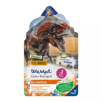 Zabawna kąpiel bąbelkowa Tetesept dla dzieci T-Rex World, 40 g