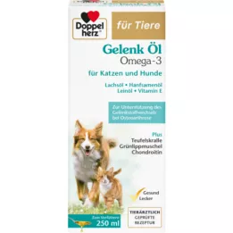 DOPPELHERZ dla zwierząt Olej stawowy dla psów/kotów, 250 ml