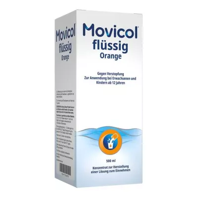 Movicol płyn pomarańczowy, 500 ml Movicol płyn pomarańczowy, 500 ml