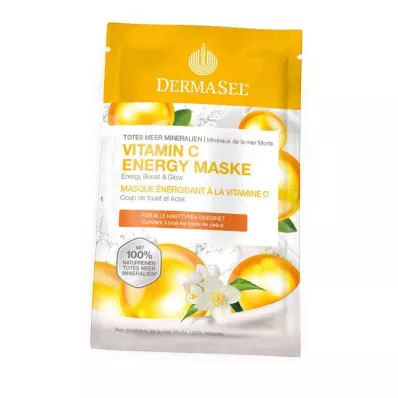 Dermasel Maska energetyczna z witaminą C i witaminą C z Morza Martwego (12 ml) Dermasel Maska energetyczna z witaminą C i witaminą C z Morza Martwego (12 ml)