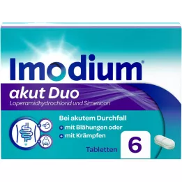 IMODIUM akut Duo 2 mg/125 mg tabletki, 6 szt