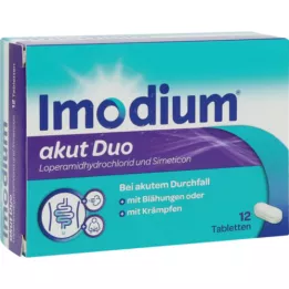 IMODIUM akut Duo 2 mg/125 mg tabletki, 12 szt