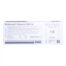 MEDUNASAL-Ampułki z heparyną 500 j.m., 10 x 5 ml