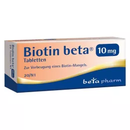 BIOTIN BETA Tabletki 10 mg, 20 szt