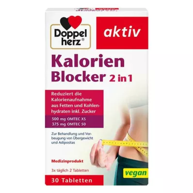 Doppelherz Calorie Blocker 2 w 1 tabletki, 30 szt Doppelherz Calorie Blocker 2 w 1 tabletki, 30 szt