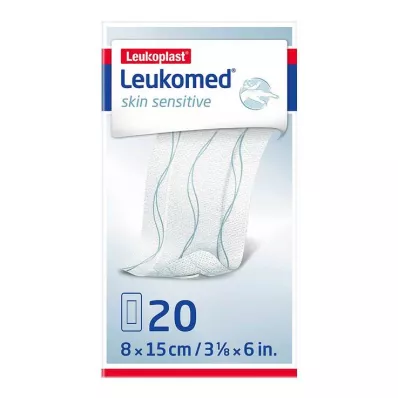 Leukomed® skóra wrażliwa 8x15 cm, 20 szt Leukomed® skóra wrażliwa 8x15 cm, 20 szt