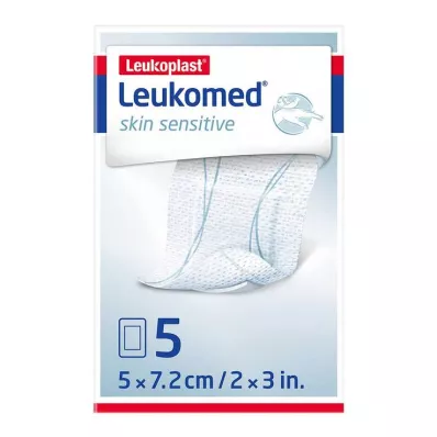 LEUKOMED wrażliwe na skórę sterylne 5x7,2 cm, 5 szt
