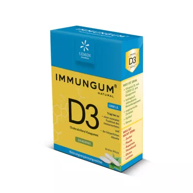 VITAMIN D3 IMMUNGUM Guma do żucia, 28 g