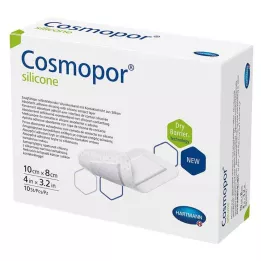 COSMOPOR silikonowy opatrunek na ranę 8x10 cm, 10 szt