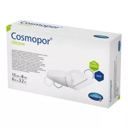 COSMOPOR silikonowy opatrunek na ranę 8x15 cm, 5 szt