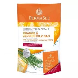 DERMASEL Sole do kąpieli z Morza Martwego Orange & Cedarwood, 1 p