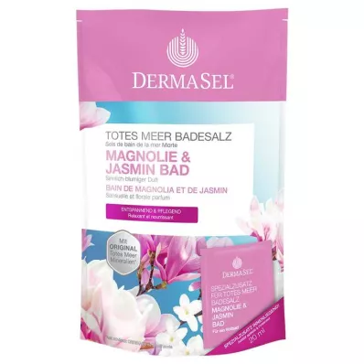 DERMASEL Sól do kąpieli z Morza Martwego Magnolia &amp; Jaśmin, 1 p