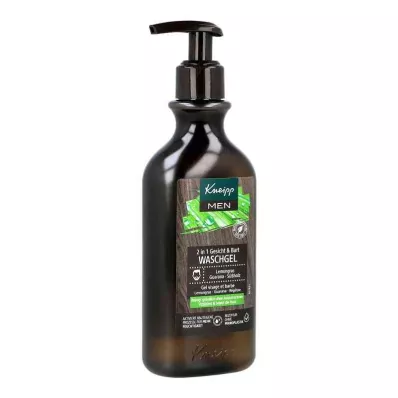 Kneipp Men 2w1 Face&Żel do mycia brody (250 ml) Kneipp Men 2w1 Face&Żel do mycia brody (250 ml)