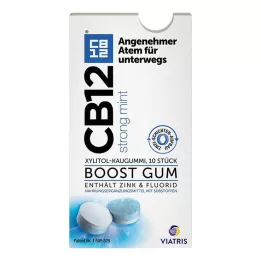 CB12 boost mocno miętowa guma do żucia, 10 szt