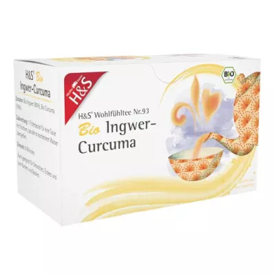 H&S Organiczny woreczek filtrujący imbirowo-kurkumowy, 20X1,25 g H&S Organiczny woreczek filtrujący imbirowo-kurkumowy, 20X1,25 g
