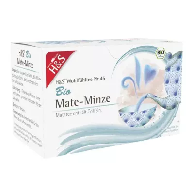 H&amp;S Organiczny worek filtrujący Mate Mint, 20X1,8 g