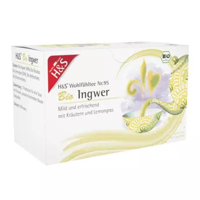 H&S Organiczny worek filtrujący do imbiru, 20X2 g H&S Organiczny worek filtrujący do imbiru, 20X2 g