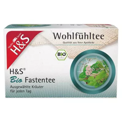 H&amp;S Organiczna torebka filtracyjna do herbaty postnej, 20X1,5 g