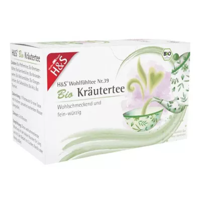 H&S organiczne torebki filtrujące do herbat ziołowych, 20X1,5 g H&S organiczne torebki filtrujące do herbat ziołowych, 20X1,5 g