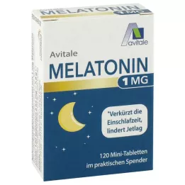 MELATONIN 1 mg mini tabletki w dozowniku, 120 szt